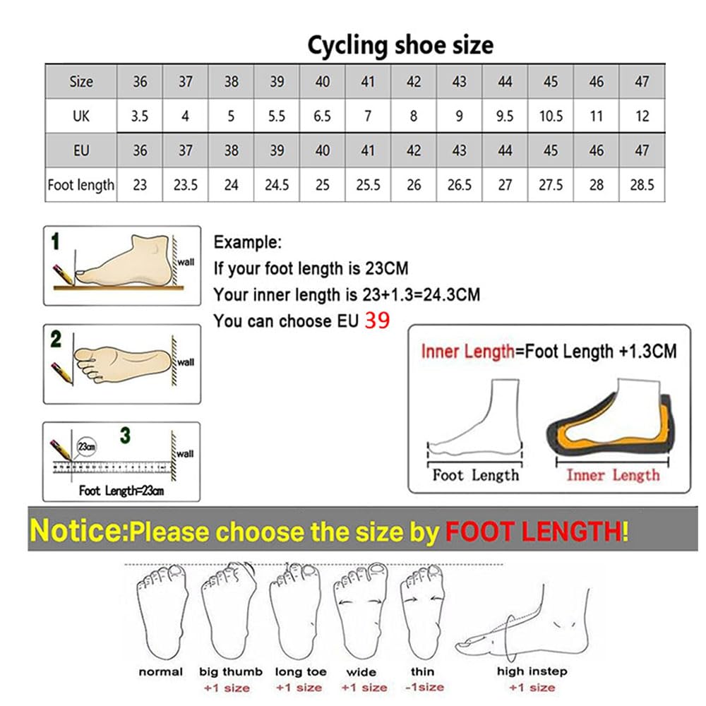 Mateju Chaussures de Cyclisme de Vélo de Route Respirantes de Vélo pour Homme/Femme avec Look SPD-SL Delta Cleats Chaussures Indoor/Outdoor -Modèle T5101