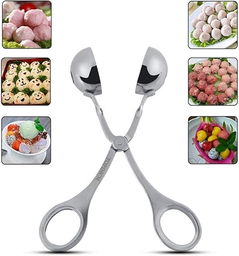 Cuchara de masa de galletas de acero inoxidable para carne Baller, para manualidades (pequeño)