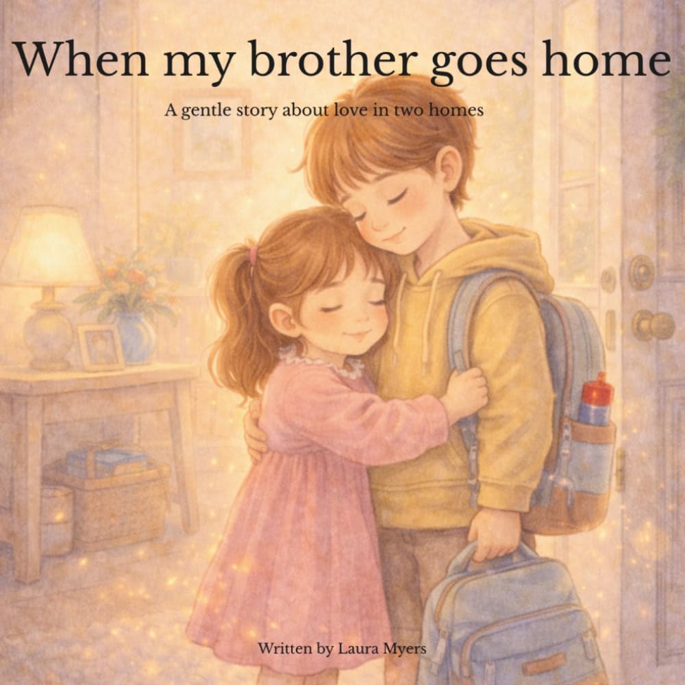When my brother goes home: A gentle story about love in two homes (Love Travels Between Homes Collection)