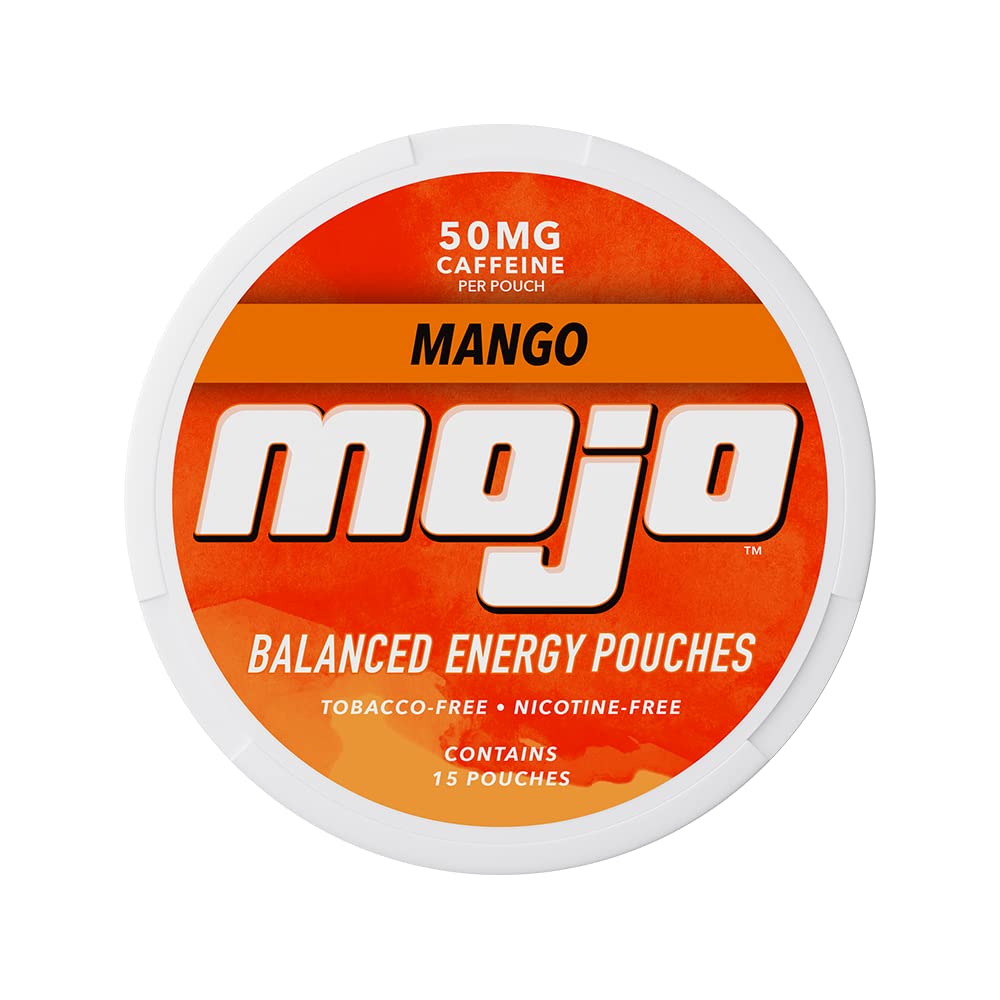 Mojo™ Balanced Energy Pouches | Healthier Energy Drink Alternative | Zero Sugar & Calorie-Free with Ginseng, Yerba Mate, B-Vitamins, and Amino Acids |