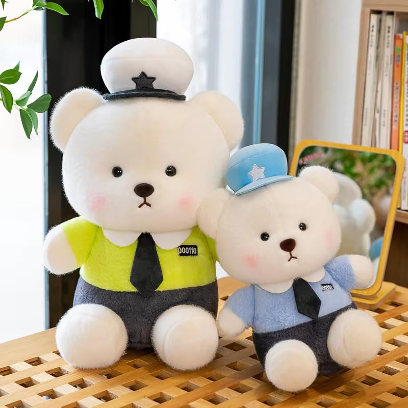 Image of Babique Petrol Teddy Bear Stuffed Plush Animal | Super Soft Toy | for Kids Birthday Gifts, Baby, Kids, Boys /Girls and Women-Blue (25 cm)
