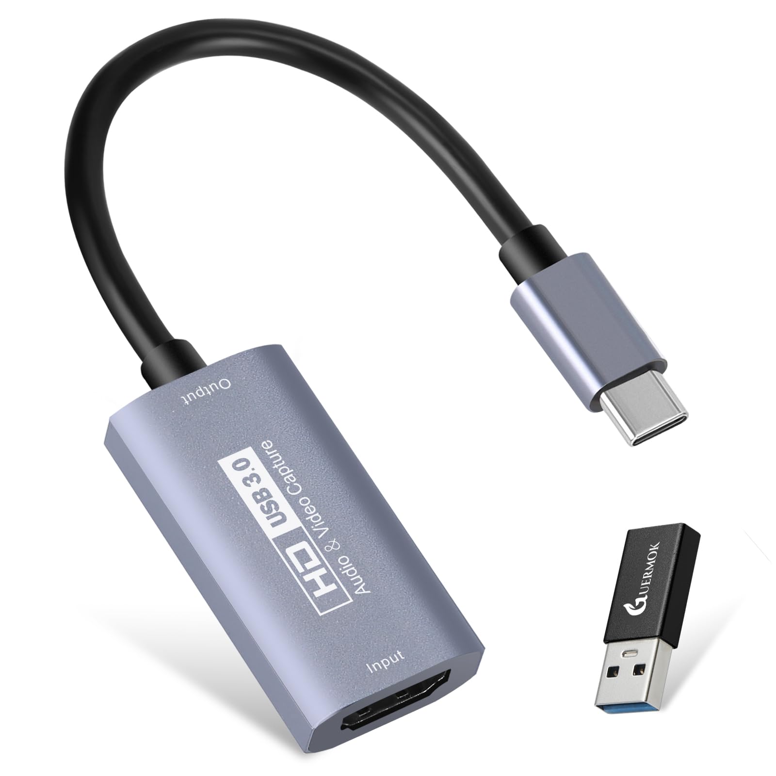 GUERMOK 4K Video Capture Cord キャプチャーボード Amazon.com: Guermok 4K USB3.0 Video Capture Card with PD 100W, 2K