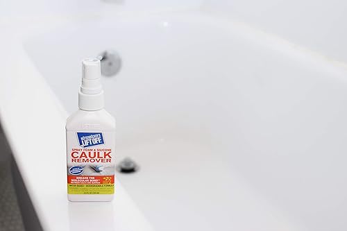 Miniatura 13 de Motsenbocker's Lift Off 41145 4.5 onzas de espuma en aerosol y removedor de calafateo de silicona, seguro para duchas, zócalos, acero inoxidable