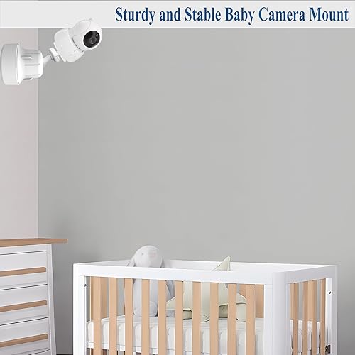 Miniatura 6 de Soporte de pared ajustable para monitor de bebé compatible con VTech VM924901928HD526357555764HD 7764HD57665263BM5254Leapfrog