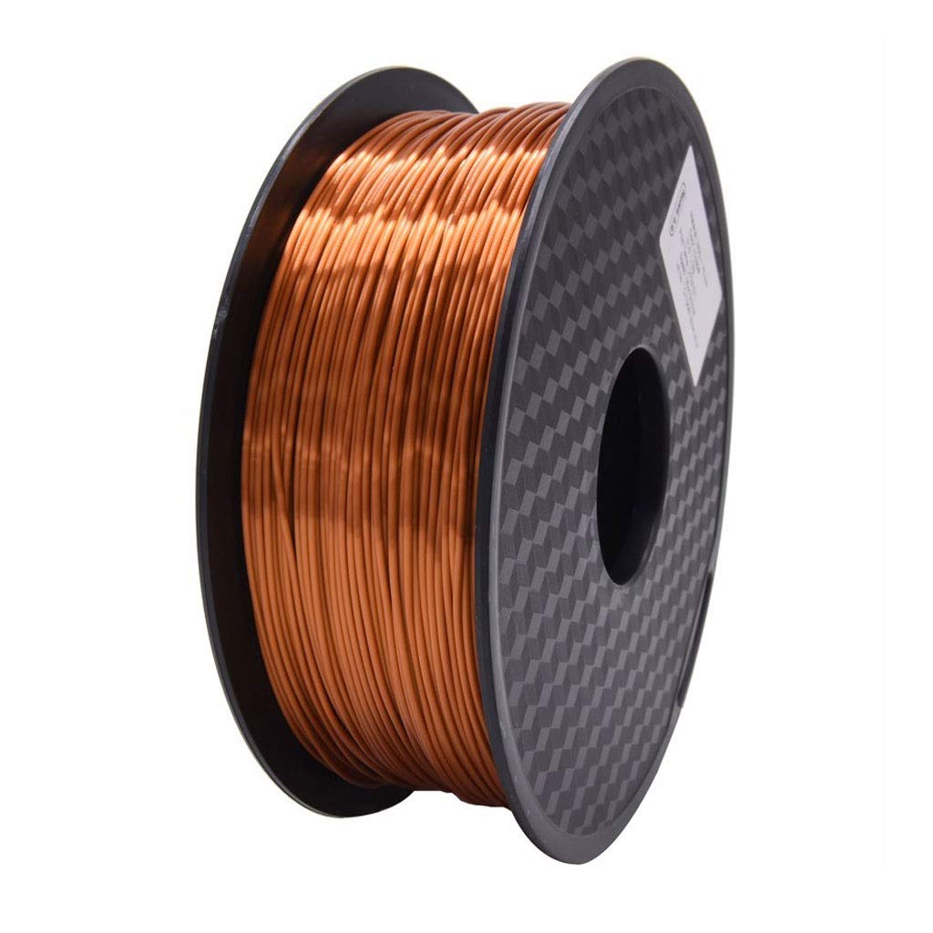 Hello Wysokowydajny filament PLA 1,75 mm / filament do drukarek 3D / wygląd jedwabiu, złoty, srebrny, czerwony, miedziany, kolor metaliczny / opcjonalny (1 kg) używany do drukarek 3D i pisaków 3D
