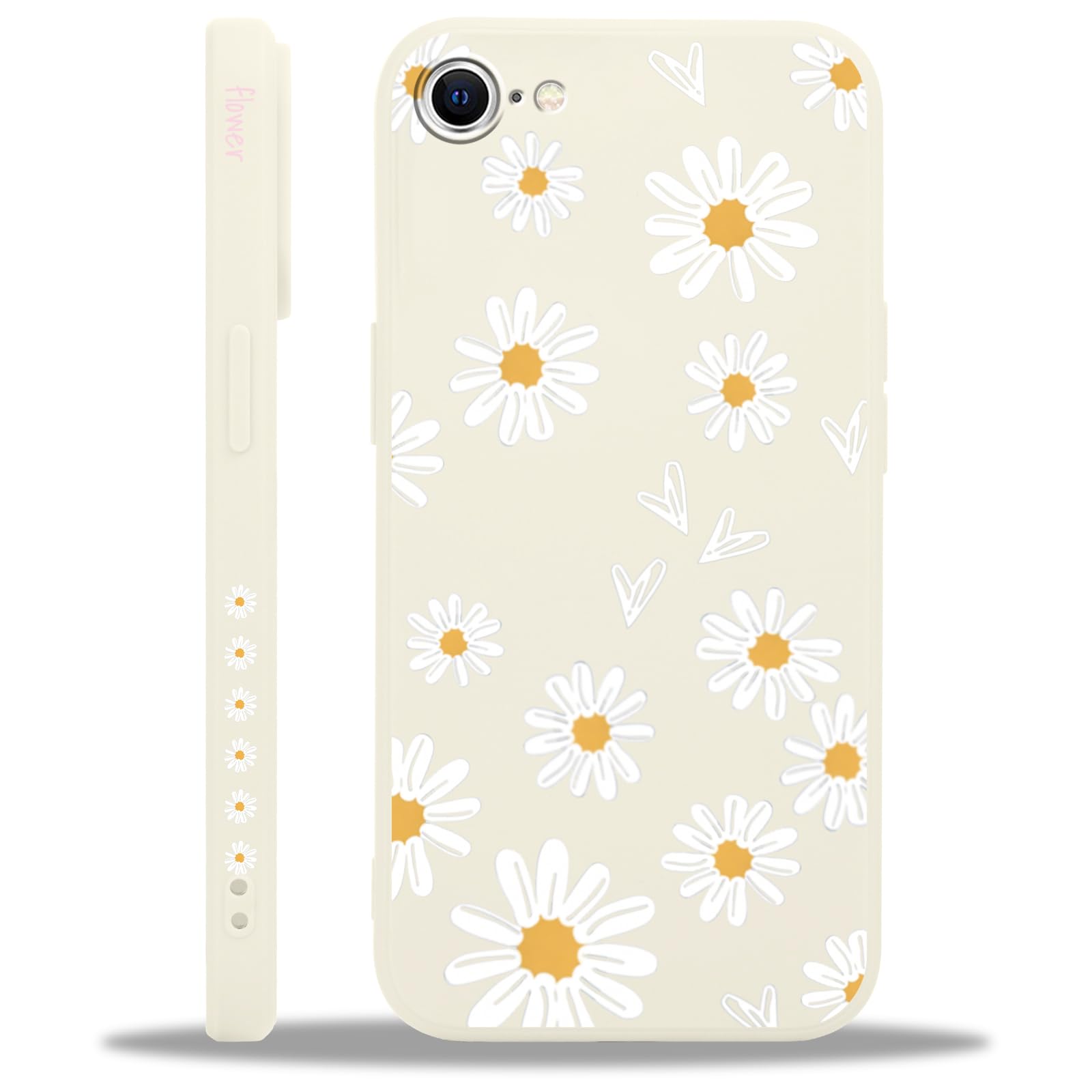2 Custodie Per IPhone 14 Plus – Silicone Rosa Con Fiocchi E Fiori – Morbide E Antiurto - 2