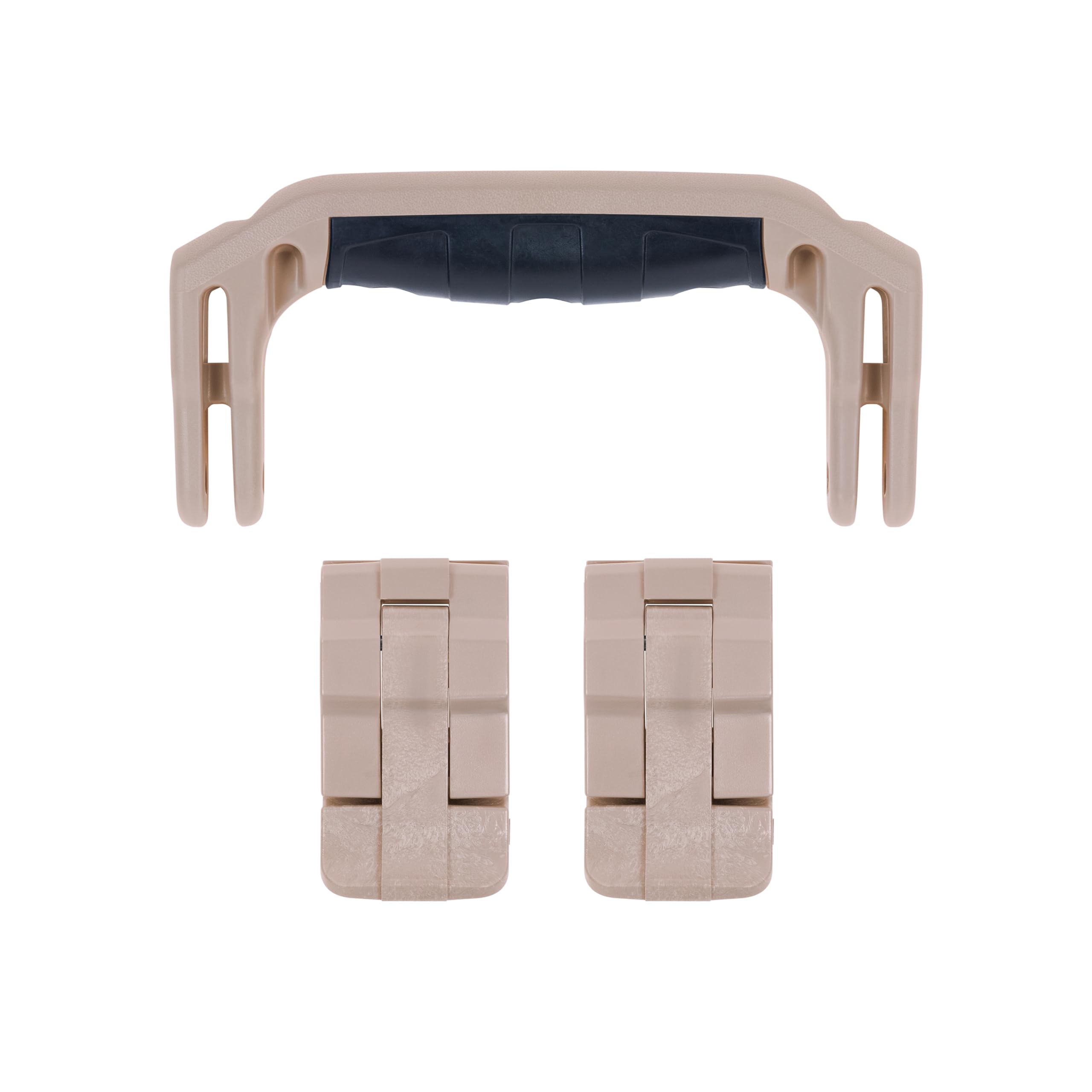 Pelican 1430 Replacement Handle & Latch Set by ColorCase - Desert Tan - Handle and Double Throw Latches