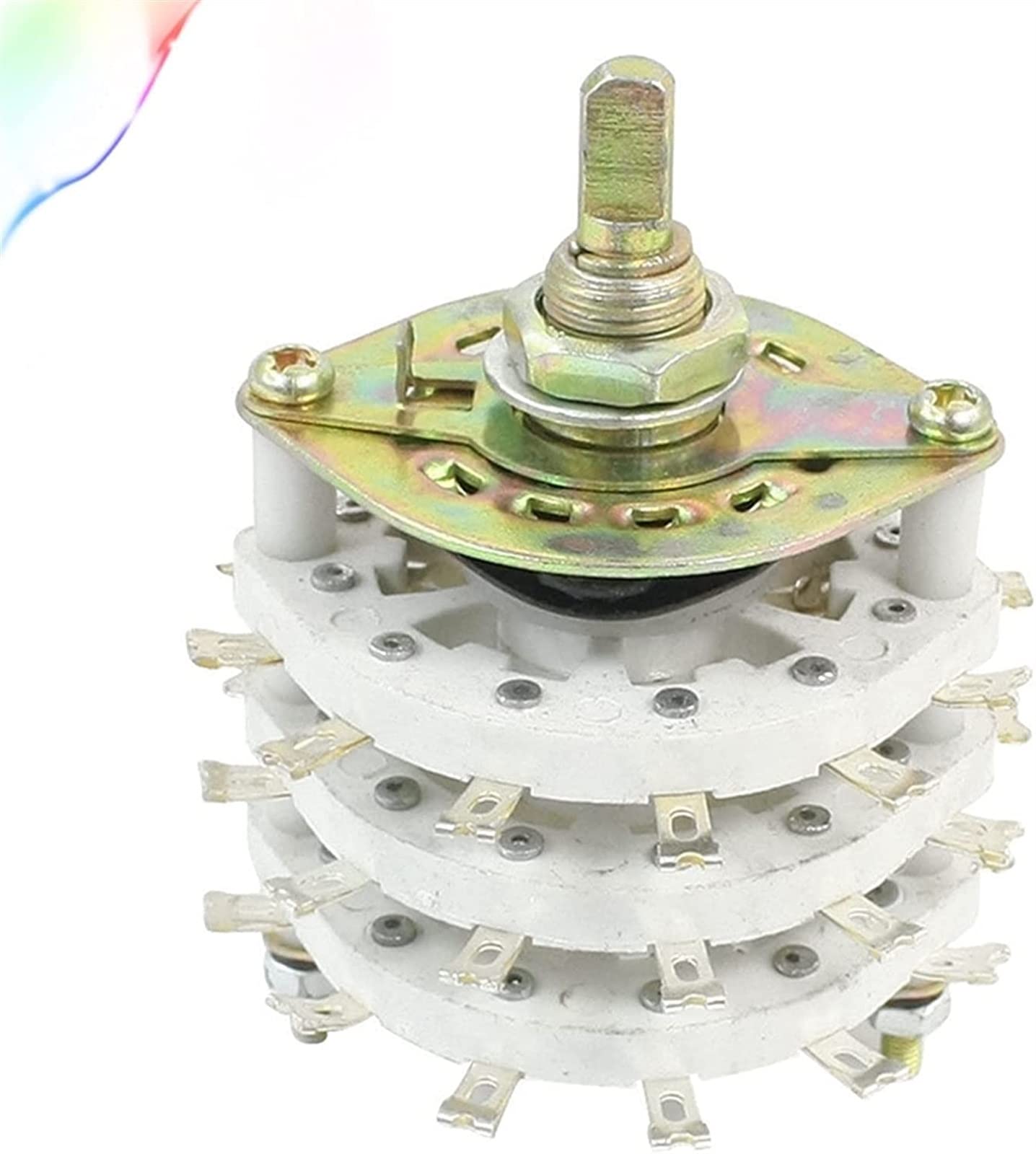 Schalter Encoder 6P5T 6 Pole 5 Position Triple Decks 36Pins Band Kanal Drehschalter