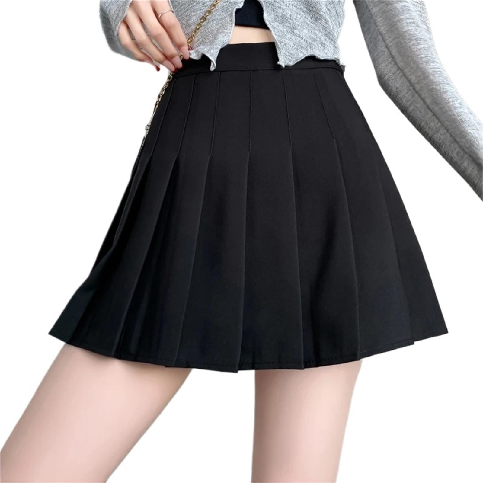 Plissierter Tennisrock for Damen, Minirock mit hoher Taille, sportlicher for, Frühling und Sommer für Tennis, Golf, Laufen