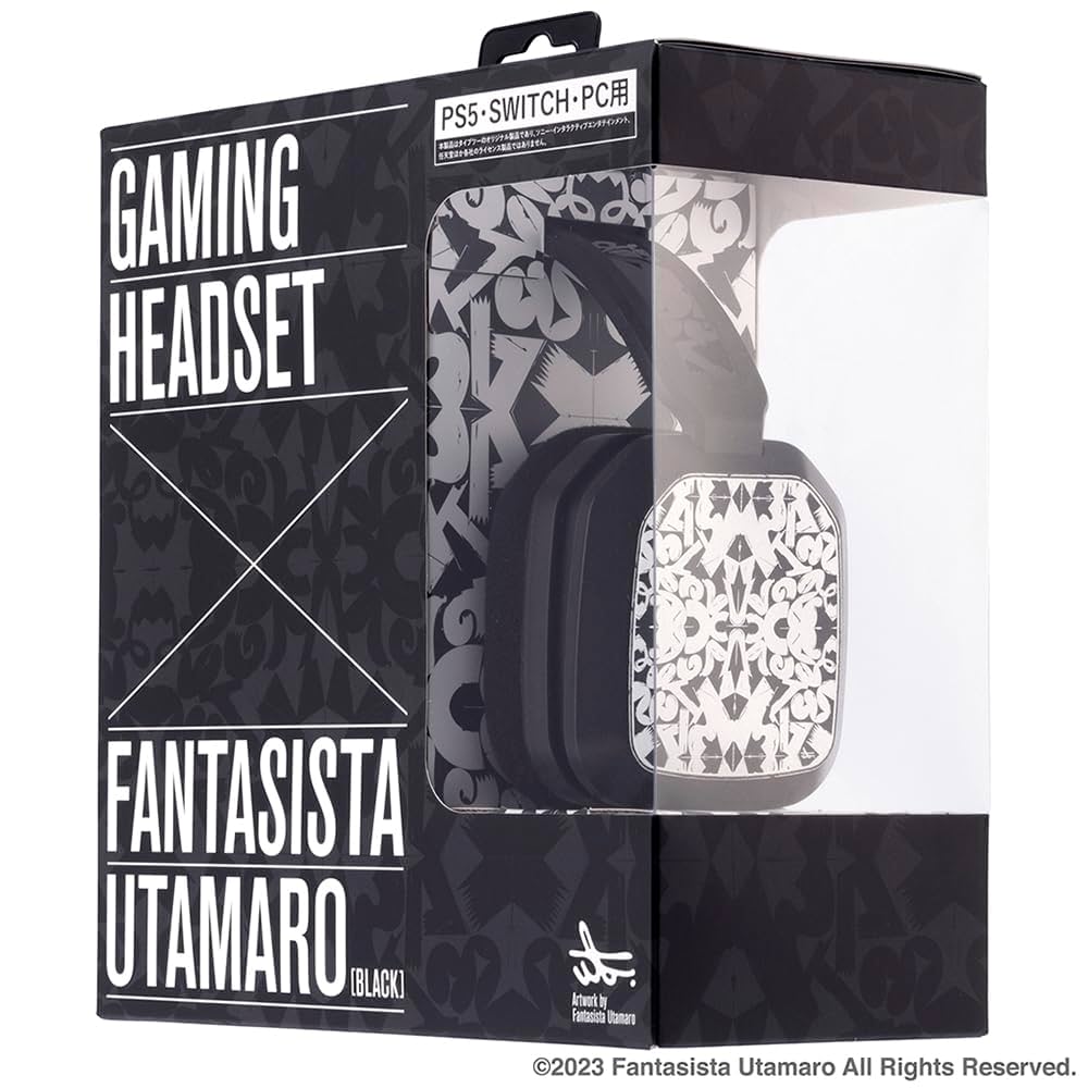 Amazon.co.jp: GAMING HEADSET × FANTASISTA UTAMARO BLACK