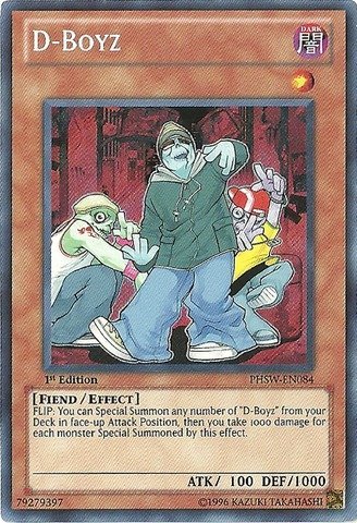 Amazon.com: Yu-Gi-Oh! - D-Boyz (PHSW-EN084) - Photon Shockwave - 1st  Edition