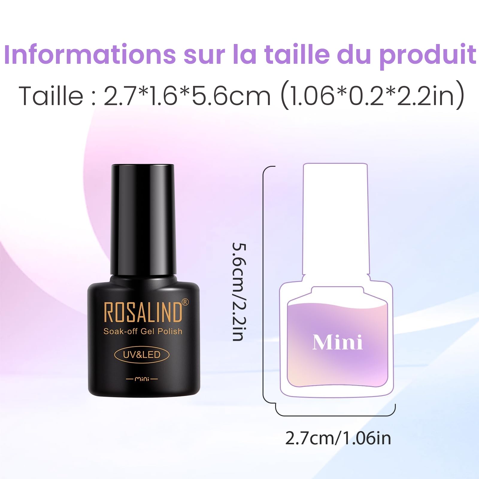 ROSALIND Kit Vernis Semi Permanent Complet, 32+4 PCS Vernis Gel avec 48W UV/LED Lampe , Kit Ongle Gel UV Complet Cadeau Blanc Vert Violet Bleu Marron Gris Kit Manucure