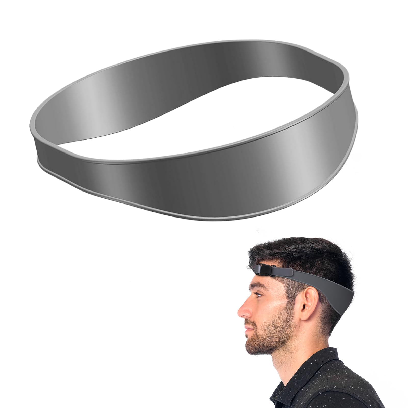 Adjustable Hair Trimming Guide Soft Silicone Hair Trimming Tool,Hair Styling Band DIY Self Haircutting Band for Home Haircuts (Normal)