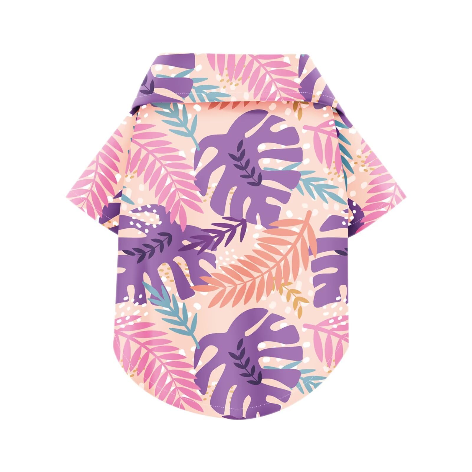 Hawaiian Dog Shirt – Lightweight and Breathable Summer T-Shirt with Tropical Prints, Fun Beach Outfit for Small, Medium, and Large Dogs, Perfect for