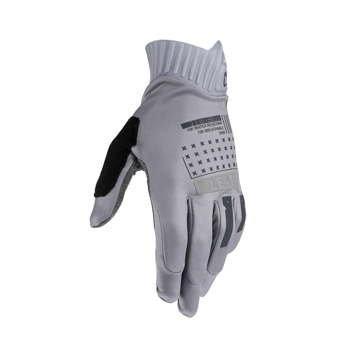 Leatt Glove MTB 2.0 Windblock #S/EU7/US8 Titanium - Guantes para Bicicleta de montaña