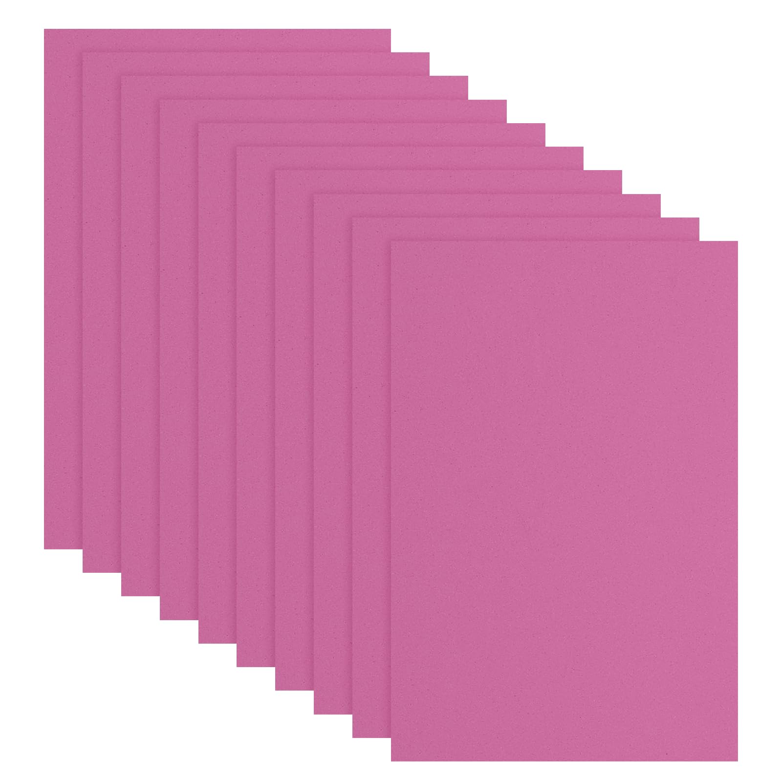 sourcing map 10 Pcs Rose Red EVA A4 Foam Sheets Crafts, 12 x 8 Inch Foam Paper for DIY Crafts Project Classroom Scrapbook Art Cards Home Office Decoration (2mm Thick)