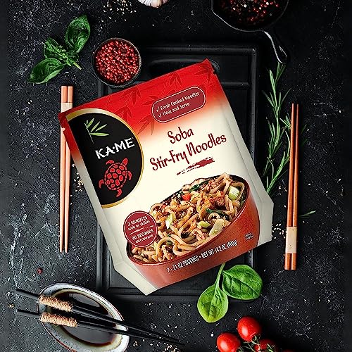image for KA-ME Soba Stir-Fry Noodles - Delicious Asian Ingredients & Flavors, N