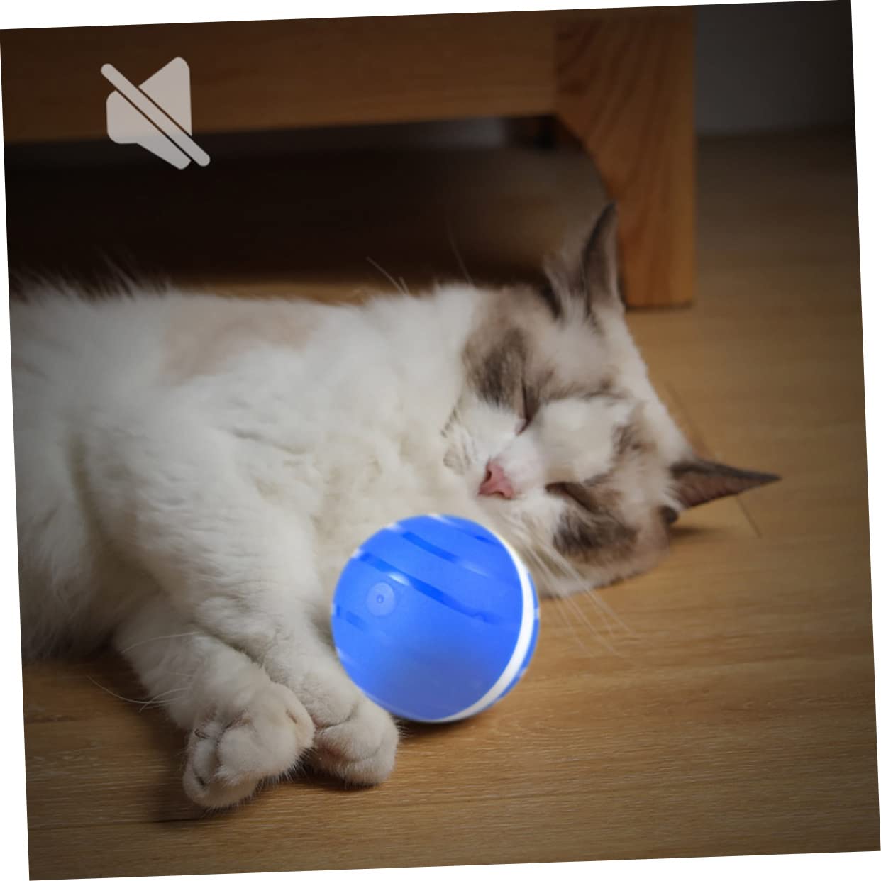 Toyvian Intelligenter Katzenball, USB Aufladbar, Leuchtend, Automatische