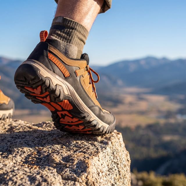 ARRIGO BELLO Zapatillas Trekking Hombre Senderismo Montaña Zapatos EU 41-46 | Puntera Reforzada,Antideslizantes,Transpirables,Caminatas de Corta y Larga Distancia,Todas Las Estaciones,Resistente