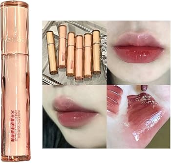 Amazon | Gege bear 色光沢感 保湿補水 リップグロス ティントリップ