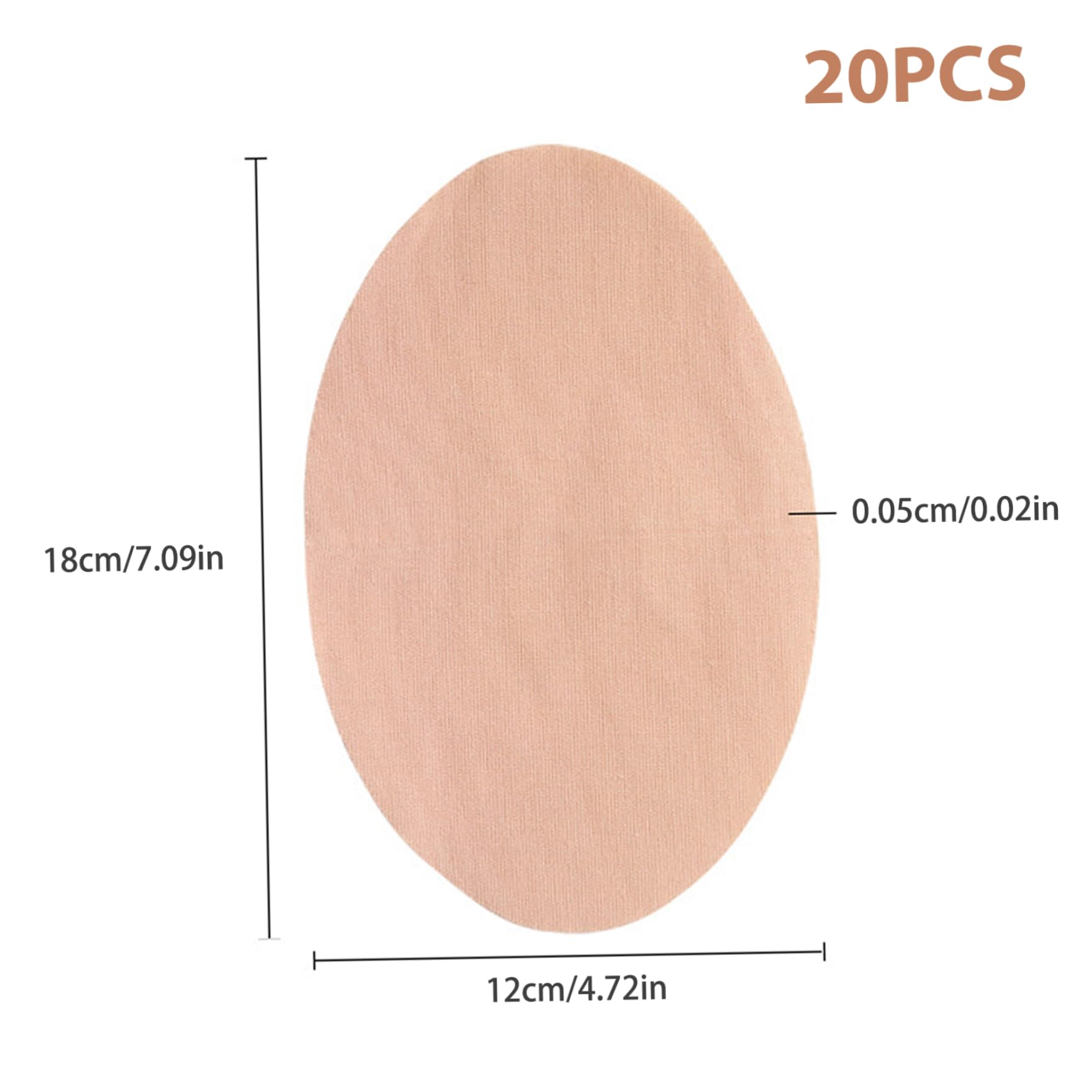 Prevención de roce de muslo Bandas de muslo 20pcs antieco, adhesivo autoadhesivo desechable anti fricción, elastic transpirable por el desgaste de la prevención de roce de muslo para muslos, pantorri