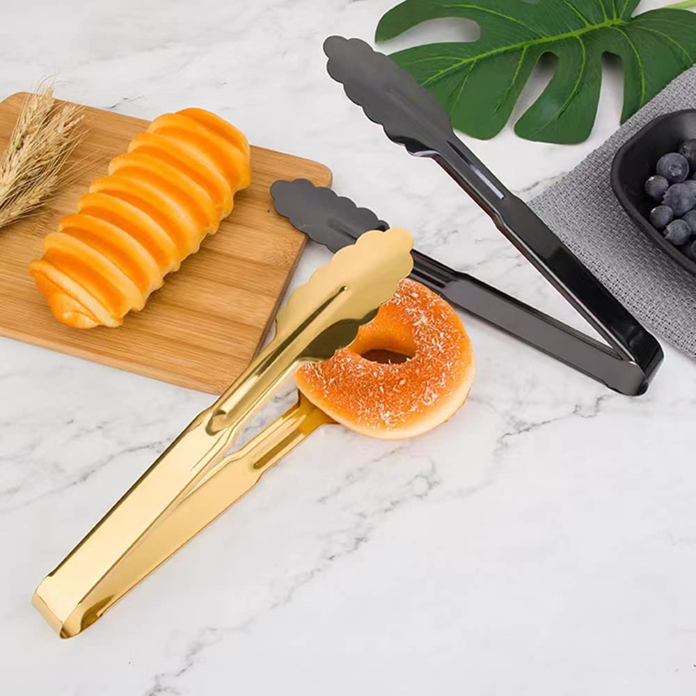 Juego de 4 soportes para tacos de acero inoxidable con asas, incluye 1 pinza para alimentos, capacidad para 3 tacos cada uno, apto para lavavajillas y horno para fiestas