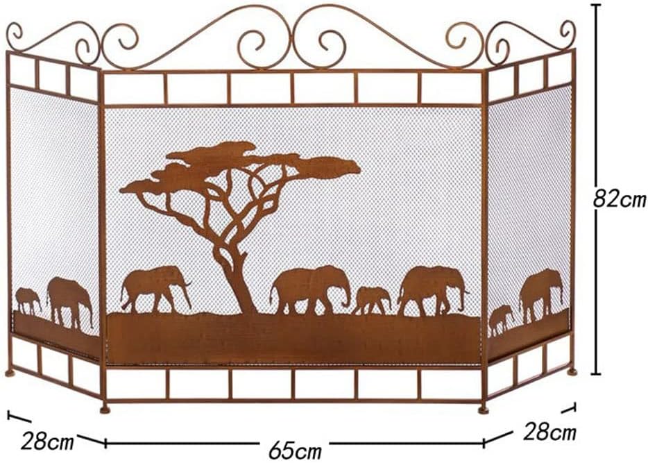 Fireplace Screen Home Decoration Fireplace Fire Separation Screen with Fireplace Guard Mesh Vertical Metal Screen Domestic Fireplace Spark Mesh