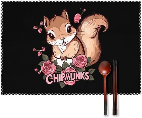 Juego de 6 manteles individuales resistentes y lavables para decoración de mesa de cena y fiesta