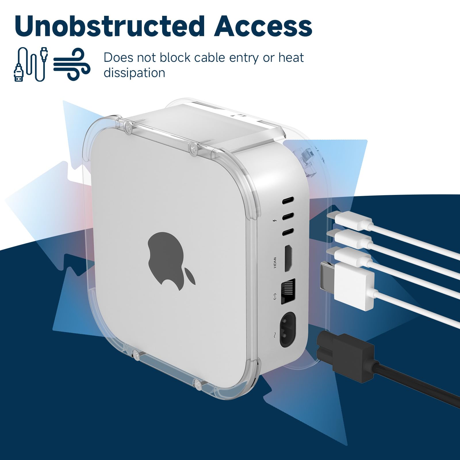 CaSZLUTION クリアアクリル壁/デスク下マウント Mac mini M4 CaSZLUTION クリアアクリル壁/デスク下マウント Mac mini M4