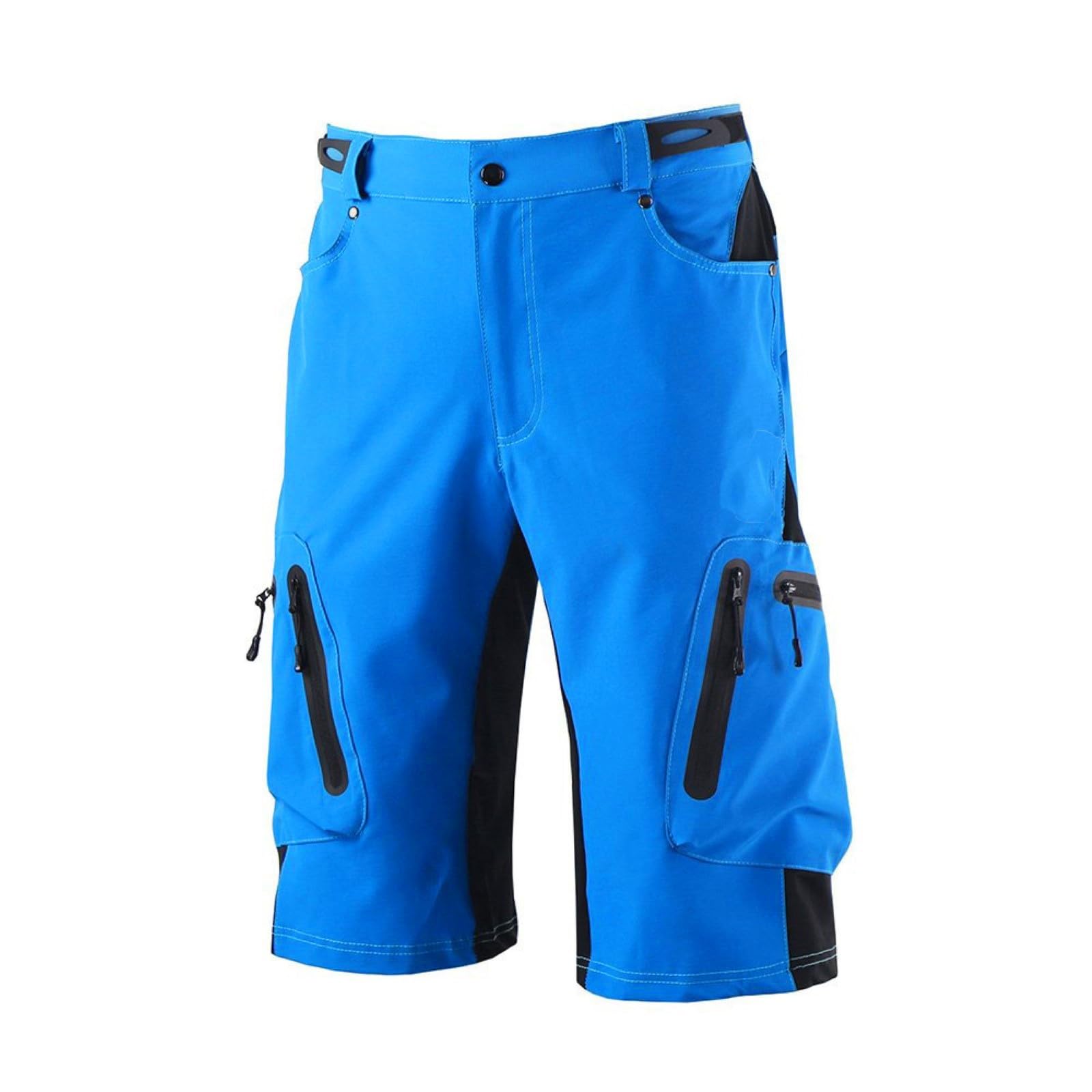 Short Homme Séchage Rapide Alpinisme Sport Unie Poche Printemps Été Casual Pantalon Cargo Randonnée Travail Extérieur Robuste Léger Confortable