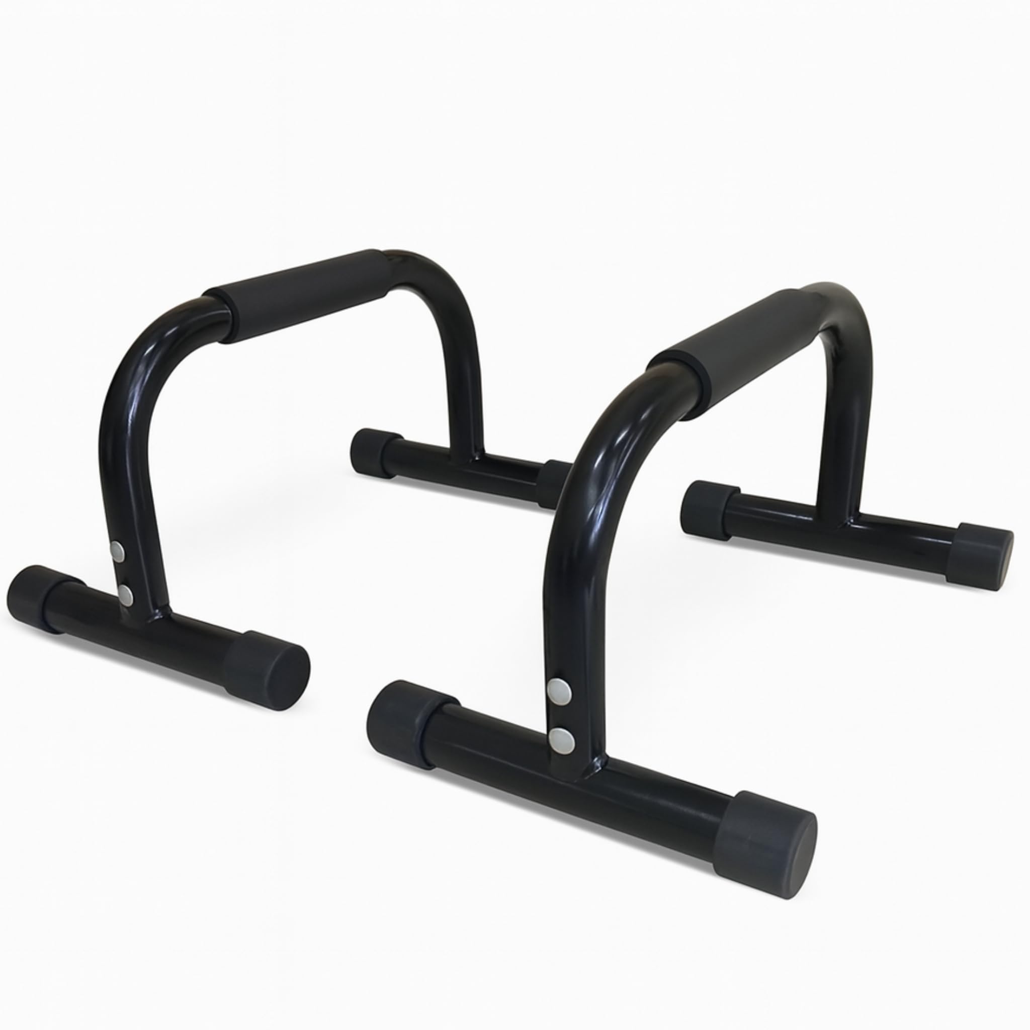 Cannons UK Barre parallele basse (coppia) – Barre per esercizi calistenici e flessioni in ferro resistente con piedini antiscivolo per uso domestico in palestra, studio e PT