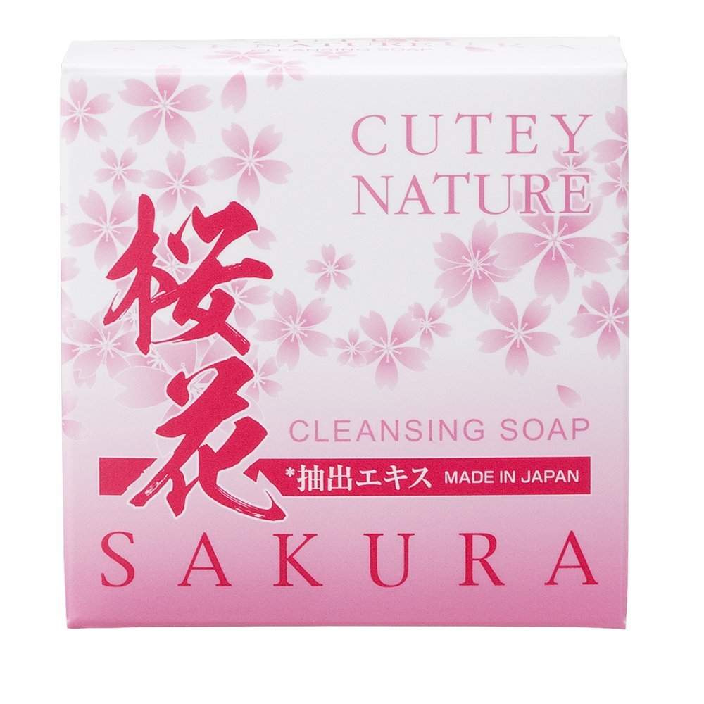透明洗顔石鹸 桜花（さくら） 8個セット Amazon | キューティナチュレ 透明洗顔石鹸桜花【さくら】（枠練り