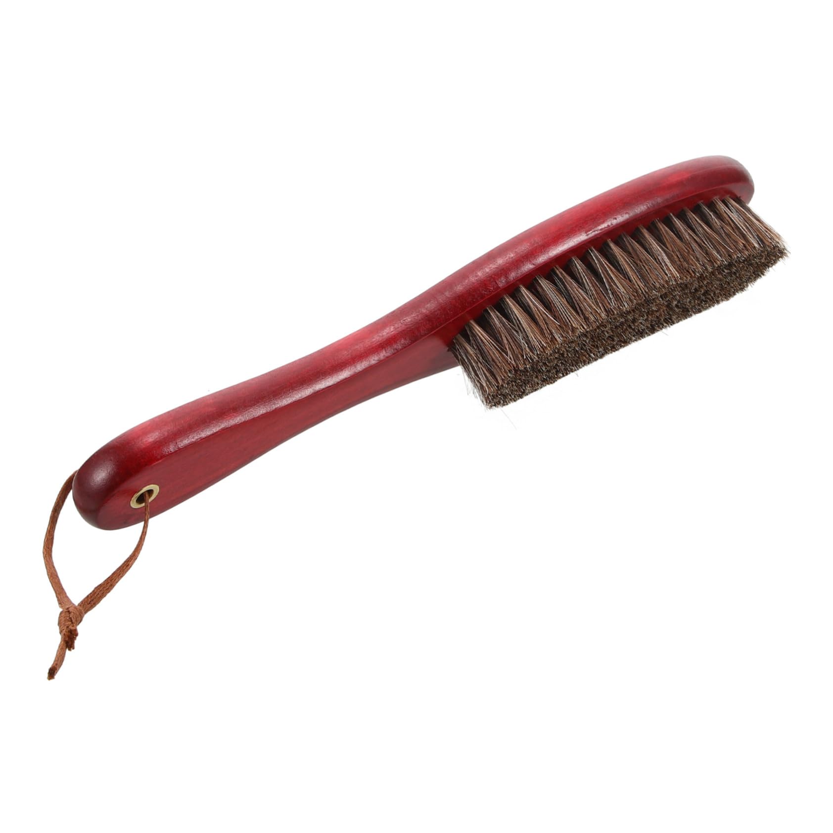 Healeved 5 Piezas Cepillo de Haya de Caballo Largo Zapatos Limpieza Agente de mudanzas hilas Tela Kit de Cuidado de Botas de Cuero Exfoliante para Limpiar Cabello de Caballo