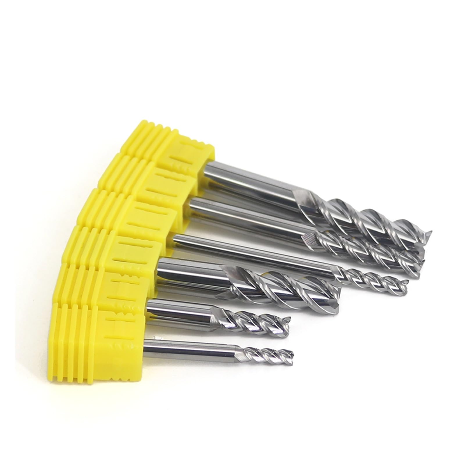 CNC Tools Endmill Cutting HRC55 3 Molino de cortador de fresador de carbón de flauta for herramientas de fresado de procesamiento de cobre de aluminio(8X8Dx100L-3F)