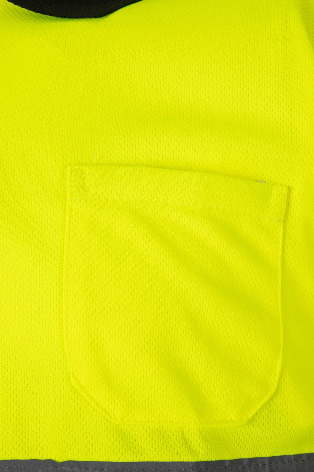 VELILLA Herren Poloshirt Zweifarbig Kurzärmelig Grau Neonorange