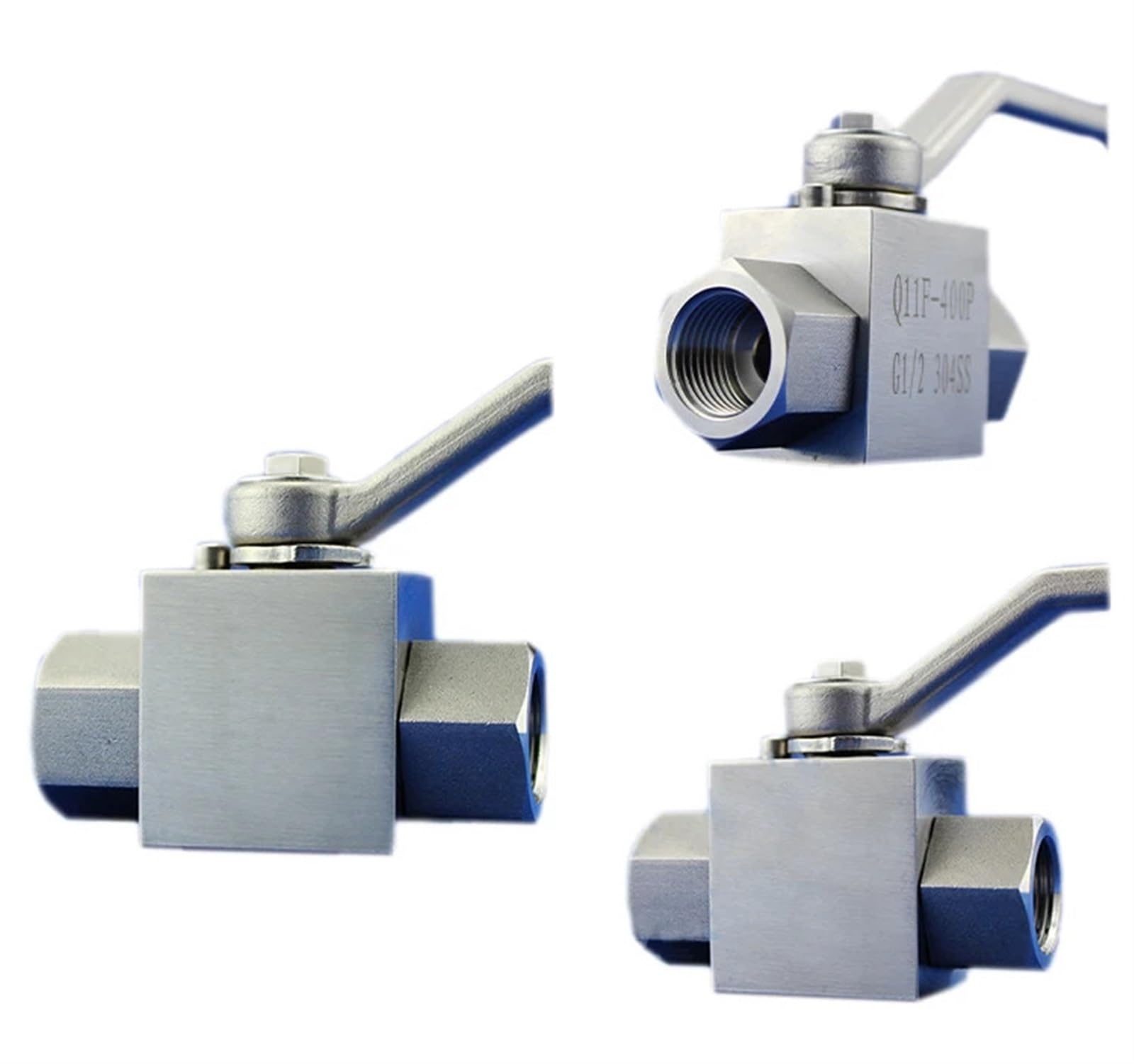 Robinet à boisseau sphérique en acier inoxydable 304 durable et robuste