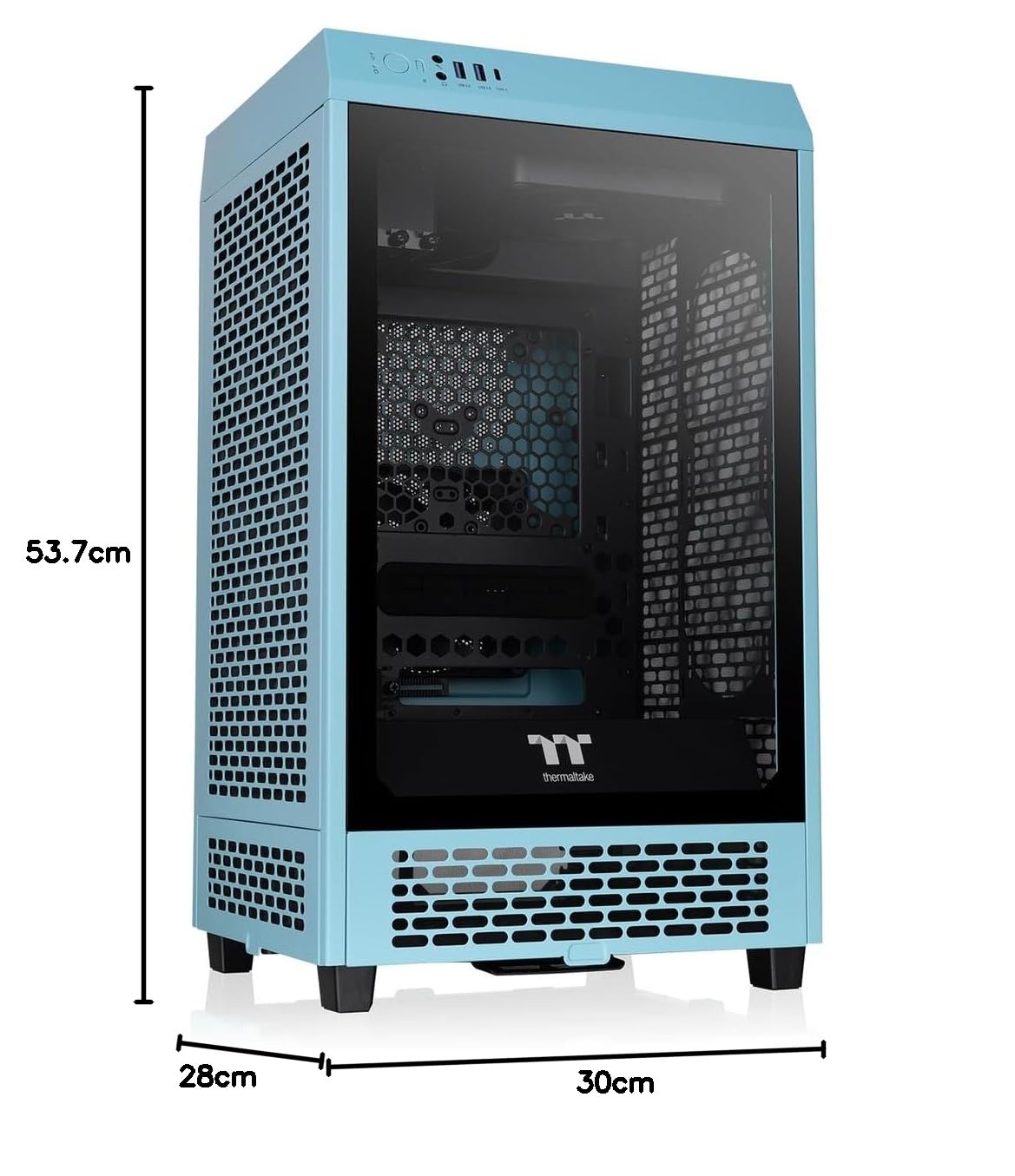 Thermaltake The Tower 200 | Turkusowy