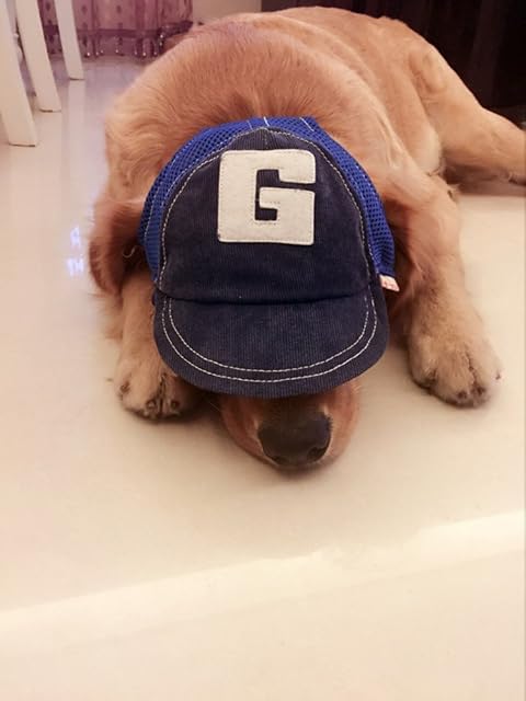 Foto 4 de 4 de Gorra para perros, diseño de gorra de béisbol, para actividades al aire libre, proteger del sol, etc.