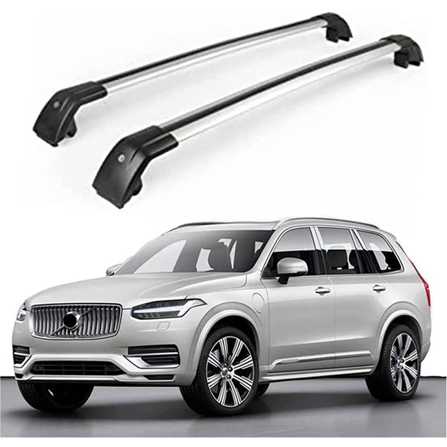 Buy Car Roof Rack Rail Cross Bars Aluminum Crossbar for Volvo XC90 2015
