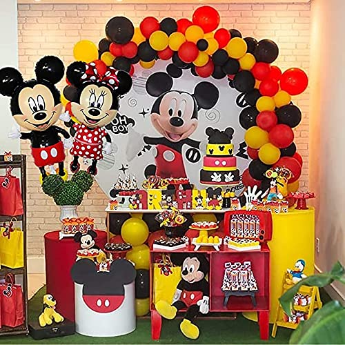 Ziyziiy 20220621 45 Inch Giant Jumbo Size Mickey Character Foil Balloon Minnie Balloons For Kids Birthday Party Decoration… thumb #1