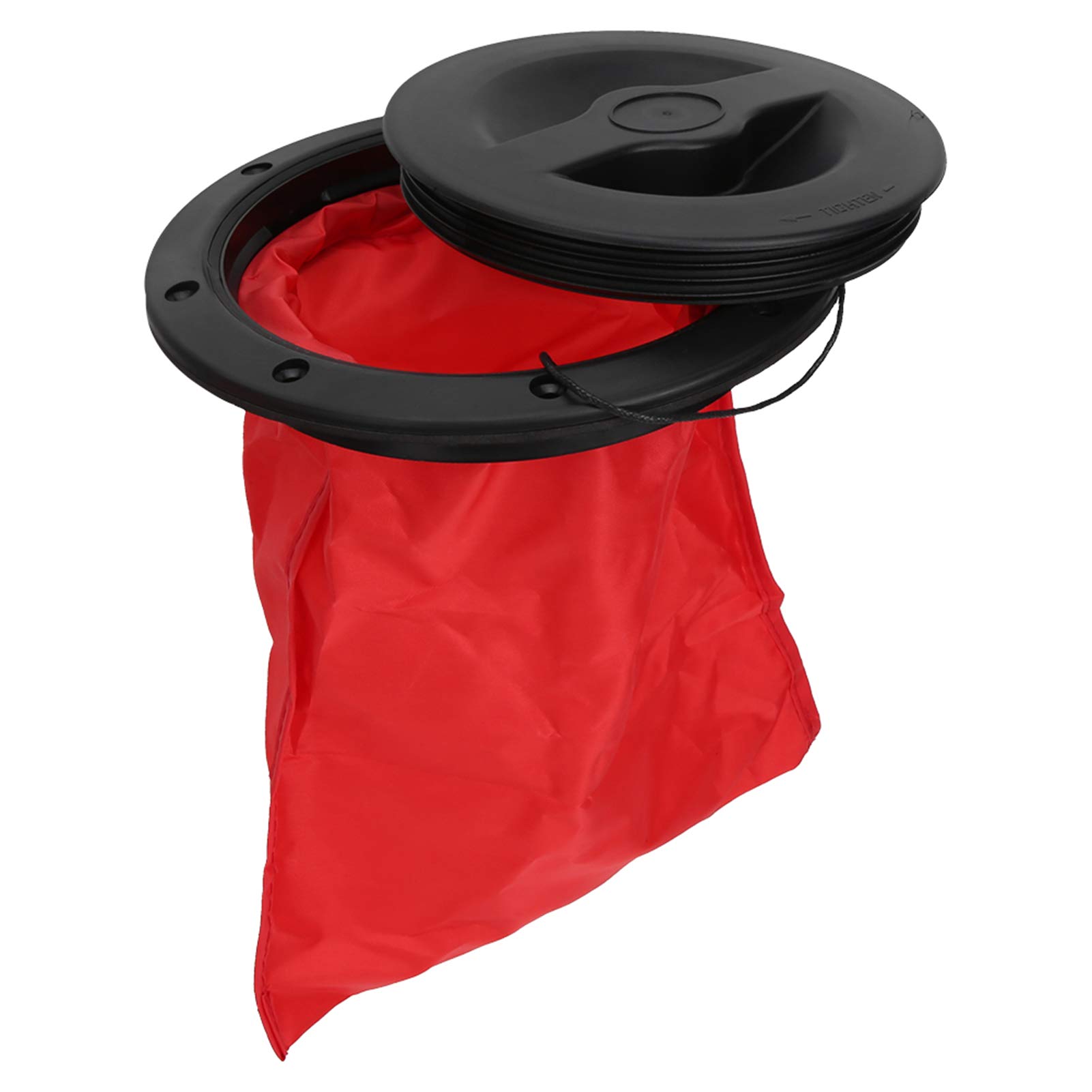 YUUGAA Kayak Hatch Cover, Boat Sealing Hatch Cover Round Circular Type Lid Waterproof Kayak Accessories W/Storage Bag(6 inches)