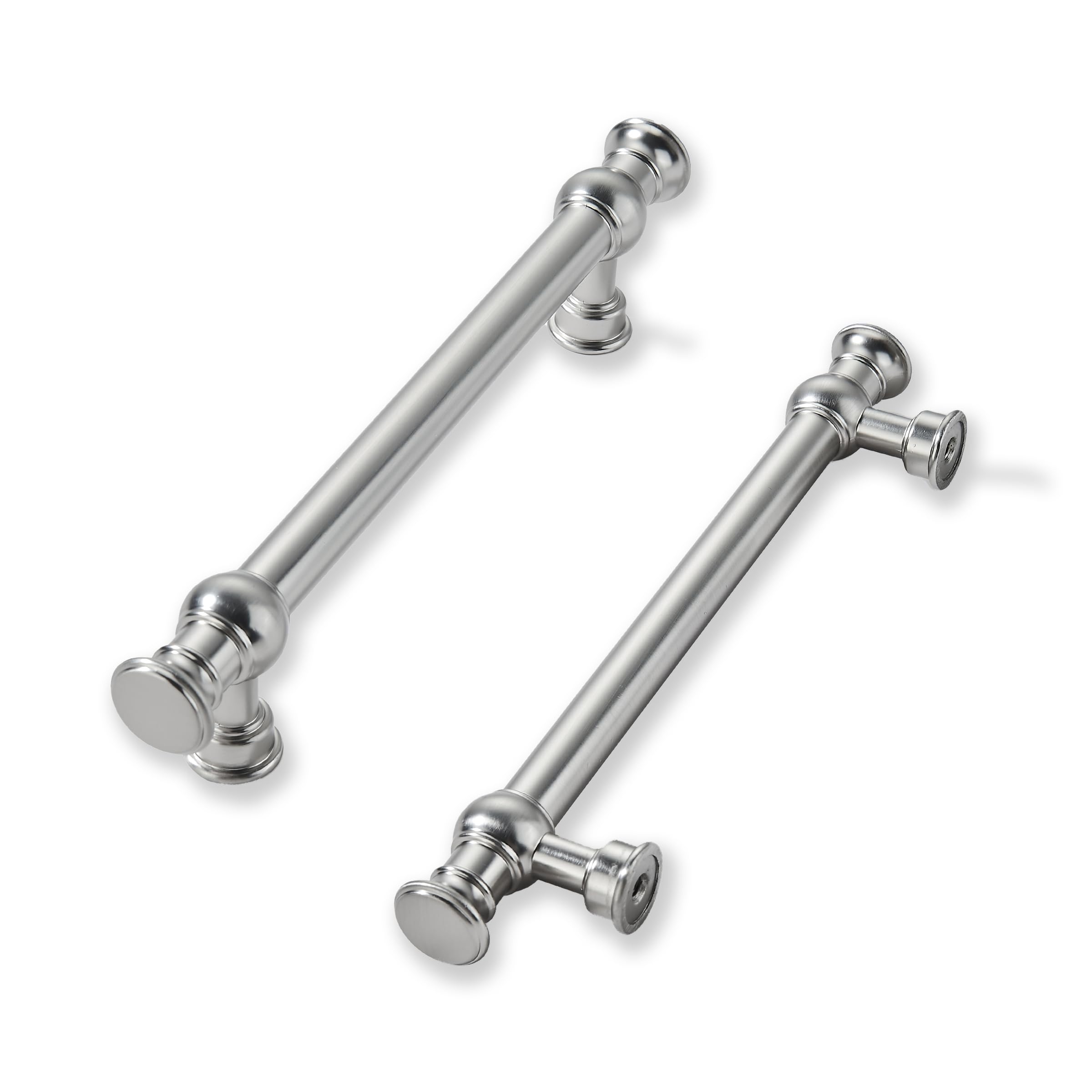KHTUMEWARE 10 Pack 3-1/2inch(89mm) hole center Cabinet Pulls Solid Heavy Duty pull Cabinet Hardware Handle for Kitchens cabinets Dressers pull for Bathroom image