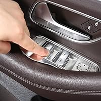 Vista 4 de Cubierta interior del panel de control de la ventana de la puerta del automóvil, moldura de la cerradura de la puerta del interruptor de elevación