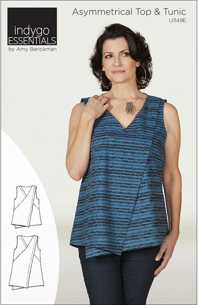 Indygo Junction Essentials Asymmetrical Top and Tunic Sewing Pattern