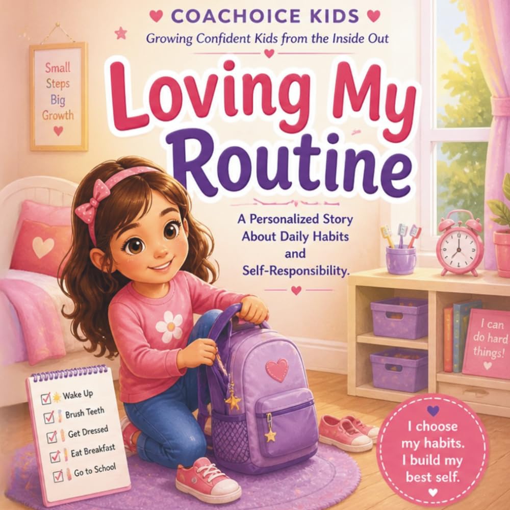 Loving My Routine - Girl Version: A Personalized Story About Daily Habits and Self-Responsibility (Self-Awareness Series)