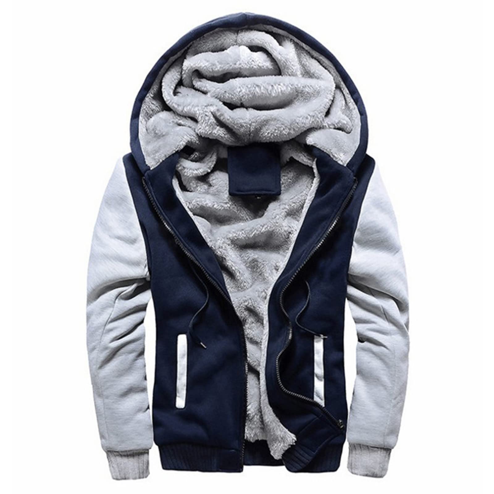Sweats à capuche pour hommes amples contre le froid hivernal