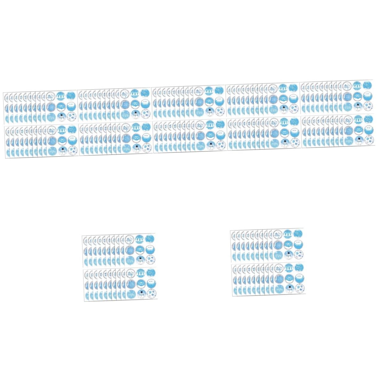 SHINEOFI 140feuilles Étiquettes Décoratives De Noël Avec De Autocollants Sealing Pour Et Enveloppes Stickers Festifs Adhésifs Pour Fêtes Et