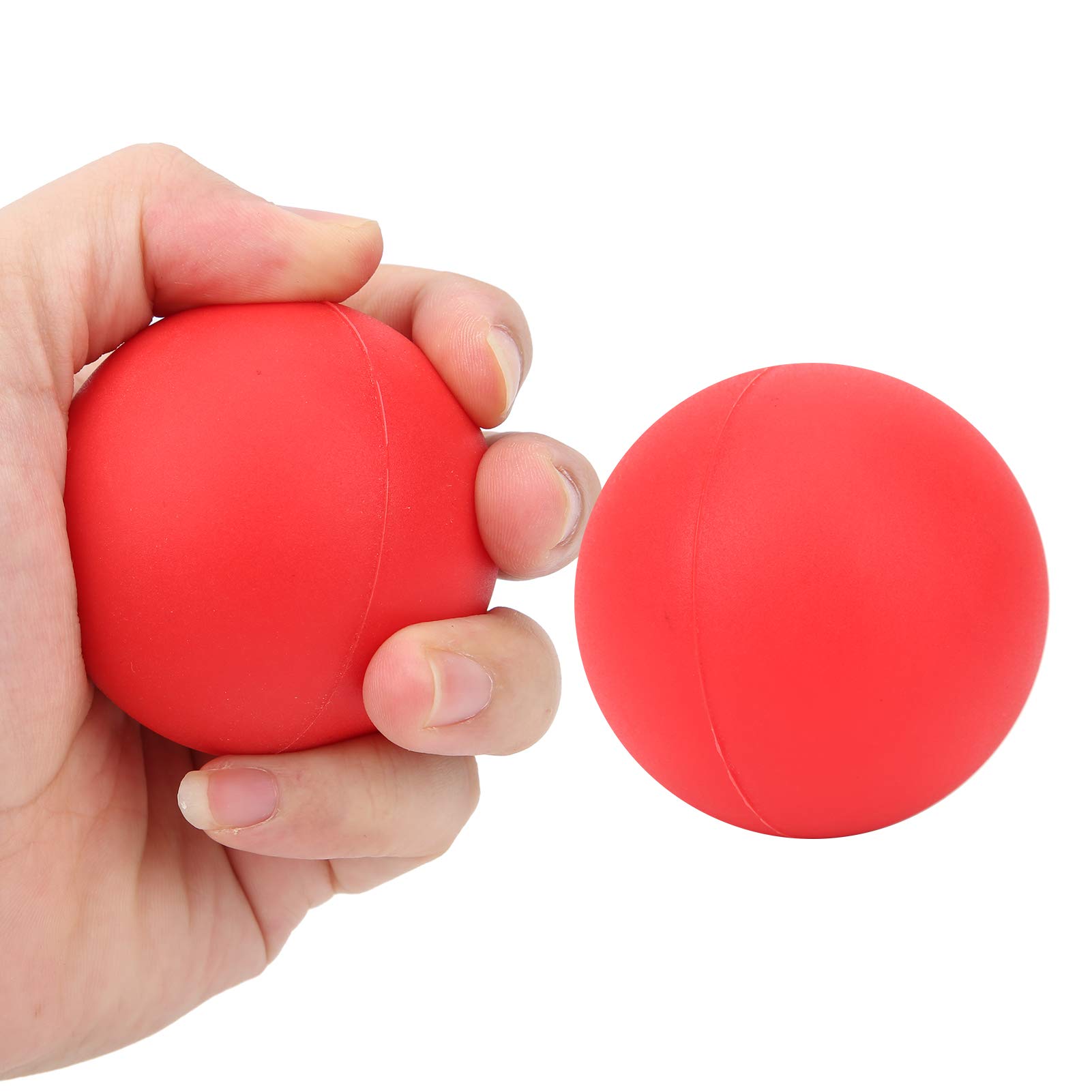 2 bolas de masaje muscular, bola de terapia de gel de sílice para masaje de puntos gatillo, pelota de ejercicio para liberación miofascial, alivio del estrés