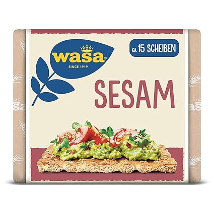 Wasa Knackebrot Sesam 12er Pack 12 X 200g Amazon De Lebensmittel Getranke