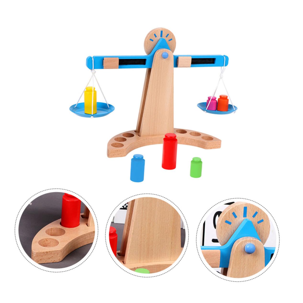 Abaodam de Madera para Juguete Educativo de Equilibrio Desarrollo para Bebés y Preescolares Aprendizaje Divertido y Seguro